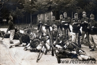Rakouská pěchota při odpočinku