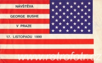 Vlaječka z návštěvy prezidenta USA