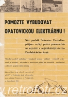 Nábor na výstavbu opatovické elektrárny